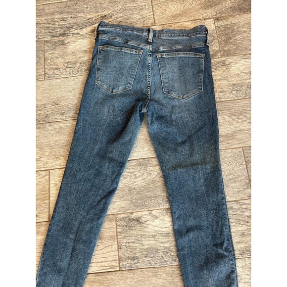 J Crew 9" Mid Rise Skinny Jeans Denim size 29 BK584‎ Signature Re-Imagined - Picture 5 of 9